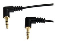 StarTech.com 6 ft. (1.8 m) Right Angle 3.5 mm Audio Cable - 3.5mm Slim Audio Cable - Right Angle - Male/Male - Aux Cable (MU6MMS2RA) - ljudkabel - 1.8 m