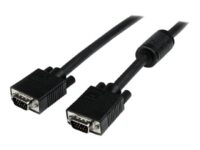 StarTech.com 75 ft. (22.9 m) VGA to VGA Cable - HD15 Male to HD15 Male - Coaxial High Resolution - High Quality - VGA Monitor Cable (MXT101MMHQ75) - VGA-kabel - HD-15 (VGA) (hane) till HD-15 (VGA) (hane) - 22.9 m - formpressad - svart - för P/N: CDP2VGA, CDP2VGAFC, VGAPLATE
