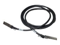 HPE X241 Direct Attach Copper Cable - Infiniband-kabel - QSFP till QSFP - 3 m - för HPE SN2100M 100, SN2410M 25; Apollo 4200, 4200 Gen10; Edgeline e920; ProLiant e910t 2U