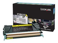 Lexmark - Lång livslängd - gul - original - tonerkassett - LRP