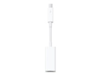 Apple Thunderbolt to Gigabit Ethernet Adapter - Nätverksadapter - Thunderbolt - Gigabit Ethernet - för iMac with Retina 4K display (Late 2015), with Retina 5K display (Late 2014, Late 2015, Mid 2015); Mac mini (Late 2014); Mac Pro (Late 2013); MacBook Air (Early 2015, Mid 2017); MacBook Pro (Early 2013, Early 2015, Late 2012, Late 2013, Mid 2012, Mid 2014, Mid 2015)