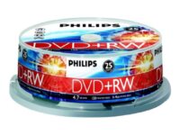 Philips DW4S4B25F - DVD+RW x 25 - 4.7 GB - lagringsmedier
