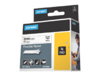 DYMO RhinoPRO Flexible Nylon - flexibel tape - 1 kassett(er) - Roll (2.4 cm x 3.5 m)
