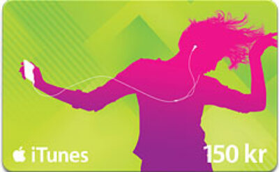 ITUNES SILHOUETTE 150.00 (SWE) Obs! 10-pack.