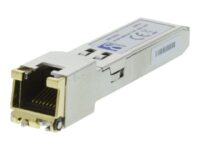 DELTACO SFP-HP003 - SFP-sändar/mottagarmodul (mini-GBIC) (likvärdigt med: HP J8177C) - GigE - 1000Base-T - RJ-45 - upp till 100 m - för HPE 1810, 1910, 20p 10/100/1000, 2610, 3500, 6200, Switch 8212; HPE Aruba 2530, 5406
