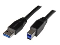 StarTech.com 1m SuperSpeed USB 3.0 Cable A to B M/M - USB-kabel - USB Type B till USB typ A - 1 m
