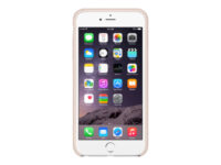 Apple - Baksidesskydd för mobiltelefon - läder - soft rosa - för iPhone 6 Plus, 6s Plus