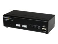 StarTech.com 2 Port USB VGA KVM Switch with DDM Fast Switching Technology and Cables - VGA USB KVM Switch - DDM KVM Switch (SV231USBDDM) - omkopplare för tangentbord/video/mus/USB - 2 portar