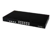 StarTech.com 4x4 HDMI Matrix Switch with Picture-and-Picture Multiviewer or Video Wall - 4x4 Matrix Switch with Video Combining (VS424HDPIP) - Video-/ljudomkopplare - skrivbordsmodell - för P/N: SVA12M5NA
