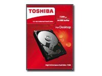 Toshiba P300 - Hårddisk - 500 GB - inbyggd - 3.5" - SATA 6Gb/s - 7200 rpm - buffert: 64 MB