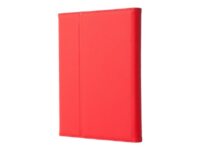 Targus VersaVu Slim - Vikbart fodral för surfplatta - polyuretan - röd - för Apple iPad mini (1:a generation)