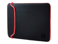 HP Notebook Sleeve - Fodral för bärbar dator - 15.6" - svart, röd - för HP 15; ENVY 13; ENVY x360; Pavilion 15; Pavilion Gaming 15; Pavilion x360; Spectre x360