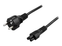 DELTACO - strömkabel - CEE 7/7 till IEC 60320 C5 - 20 cm