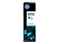 HP GT52 - cyan - original - påfyllnadsbläck