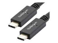 StarTech.com USB-C-kabel med Power Delivery (5 A) - M/M - 1 m - USB 3.1 (10 Gbps) - USB-IF-certifierad - USB typ C-kabel - 24 pin USB-C till 24 pin USB-C - 1 m
