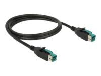 Delock - USB-kabel med egen strömförsörjning - USB PlusPower (12 V) till USB PlusPower (12 V) - 1 m