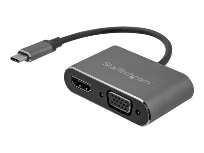 Startech Com Usb C To Vga And Hdmi Adapter Cdp2hdvga For Foretag