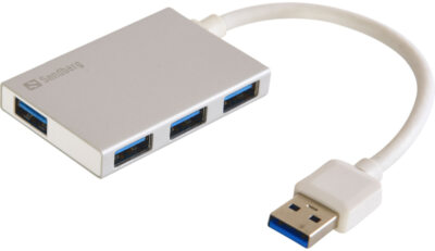 Sandberg USB 3.0 Pocket Hub - hubb - 4 portar