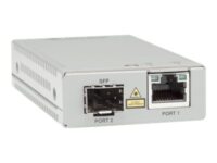 Allied Telesis AT MMC2000/SP - Fibermediekonverterare - GigE - 10Base-T, 100Base-TX, 1000Base-T, 1000Base-X, 100Base-X - RJ-45 / SFP (mini-GBIC) - upp till 550 m - 850 nm