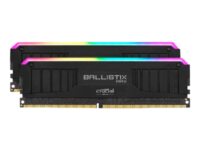 Ballistix MAX RGB - DDR4 - sats - 32 GB: 2 x 16 GB - DIMM 288-pin - 4000 MHz / PC4-32000 - CL18 - 1.35 V - ej buffrad - icke ECC - svart