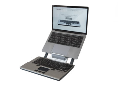 Mousetrapper - Tangentbord - med styrplatta - trådlös - USB, Bluetooth 4.1 - med Mousetrapper Laptop Ställ