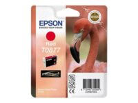 Epson T0877 - röd - original - bläckpatron