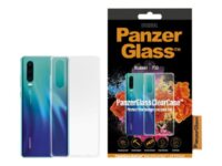 PanzerGlass ClearCase - Baksidesskydd för mobiltelefon - härdat glas, termoplastisk polyuretan (TPU) - klar - för Huawei P30