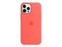 Apple - Baksidesskydd för mobiltelefon - med MagSafe - silikon - rosa citrus - för iPhone 12 Pro Max