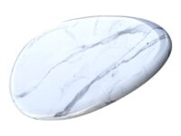 Sandberg Wireless Charger - Trådlös laddningsmatta - 10 Watt - vit marmor