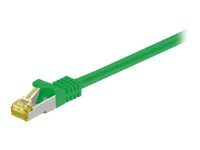 MicroConnect nätverkskabel - 25 cm - grön