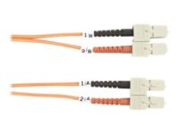 Black Box - Patch-kabel - SC-läge (multi-mode) (hane) till SC-läge (multi-mode) (hane) - 5 m - fiberoptisk - duplex - 50/125 mikron - OM2 - halogenfri - orange