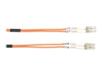 Black Box - Nätverkskabel - LC multiläge (hane) till LC multiläge (hane) - 5 m - fiberoptisk - 62,5/125 mikron - OM1 - halogenfri - orange