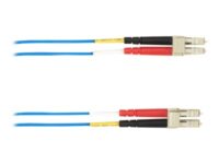 Black Box - Patch-kabel - LC multiläge (hane) till LC multiläge (hane) - 2 m - fiberoptisk - duplex - blå
