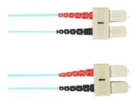 Black Box - Patch-kabel - SC-läge (multi-mode) (hane) till SC-läge (multi-mode) (hane) - 20 m - fiberoptisk - duplex - havsblå