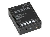 Black Box Micro Mini Media Converter - Fibermediekonverterare - GigE - 10Base-T, 1000Base-LX, 100Base-TX, 1000Base-T - RJ-45 / ST enkelläge - upp till 12 km - 1310 nm