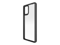PanzerGlass ClearCase - Black Edition - baksidesskydd för mobiltelefon - plast, härdat glas - svart, klar - för Samsung Galaxy A72