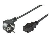 MicroConnect - strömkabel - CEE 7/7 till IEC 60320 C19 - 1 m