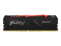Kingston FURY Beast RGB - DDR4 - sats - 64 GB: 4 x 16 GB - DIMM 288-pin - 3000 MHz / PC4-24000 - CL16 - 1.35 V - ej buffrad - icke ECC - svart