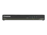 Black Box SECURE NIAP - Single-Head - omkopplare för tangentbord/video/mus/ljud - 4 portar - TAA-kompatibel