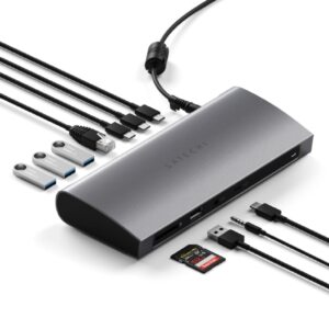 Satechi - dockningsstation - Thunderbolt 4 - 3 x Thunderbolt - 1GbE