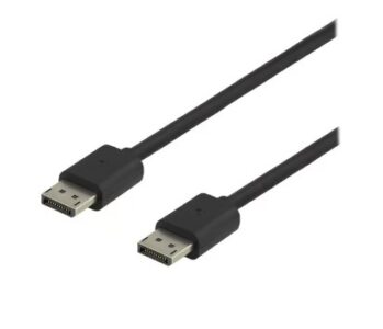 DELTACO DisplayPort cable, DP 1.4, 8K@60Hz, 1m, black