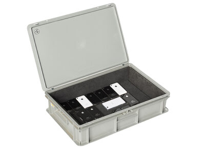 Avhämtning av mobiltelefoner och övrig IT i låst plastlåda