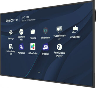 75" Display, 3840 x 2160  Resolution, 450 cd/m2