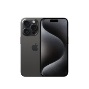 Apple iPhone 15 Pro - 5G smartphone - dual-SIM / Internminne 256 GB - OLED-skärm - 6.1" - 2556 x 1179 pixlar (120 Hz) - 3 st. bakre kameror 48 MP, 12 MP, 12 MP - front camera 12 MP - svart titan