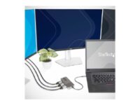 StarTech.com 3-Port USB-C MST Hub, USB Type-C to 3x HDMI Multi-Monitor  Adapter for Laptop, Triple up 4K 60Hz w/ DP 1.4 Alt Mode and DSC, HDR, 1ft  (30cm) Cable, Bus-Powered - Multi-Stream