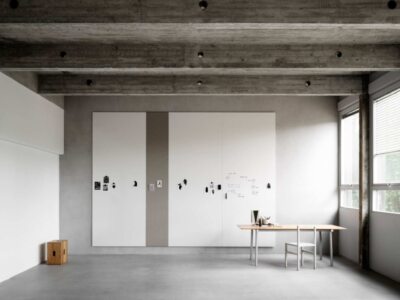 Whiteboard täckt på hel vägg: