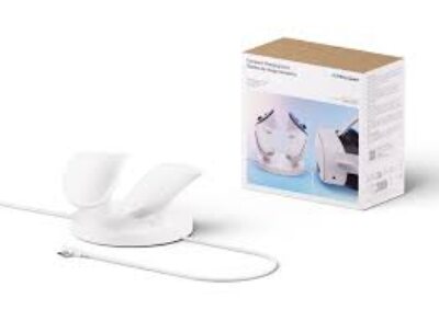 Meta - Laddningsdocka - kompakt + batteri 2 x - Li-Ion - 167 mAh - 0.64 Wh - 27 Watt (24 pin USB-C) - månstensvit - för Meta Quest 3, Quest 3S