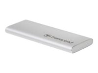 Transcend ESD240C - SSD - 120 GB - extern (portabel) - M.2 - USB 3.1 Gen 2 (USB-C kontakt) - silver