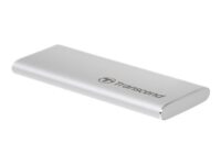 Transcend ESD240C - SSD - 480 GB - extern (portabel) - M.2 - USB 3.1 Gen 2 (USB-C kontakt) - silver