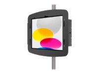 Compulocks iPad Air 10.9" Space Enclosure Rail Mount - Monteringssats (skenmontering, hölje) - för surfplatta - låsbar - höggradig aluminium - svart - skärmstorlek: 10.9" - monteringsgränssnitt: 100 x 100 mm - för Apple 10.9-inch iPad Air (4:e generation, 5:e generation)